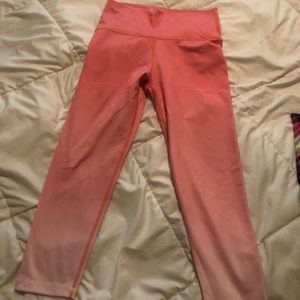 Aerie pink ombre leggings